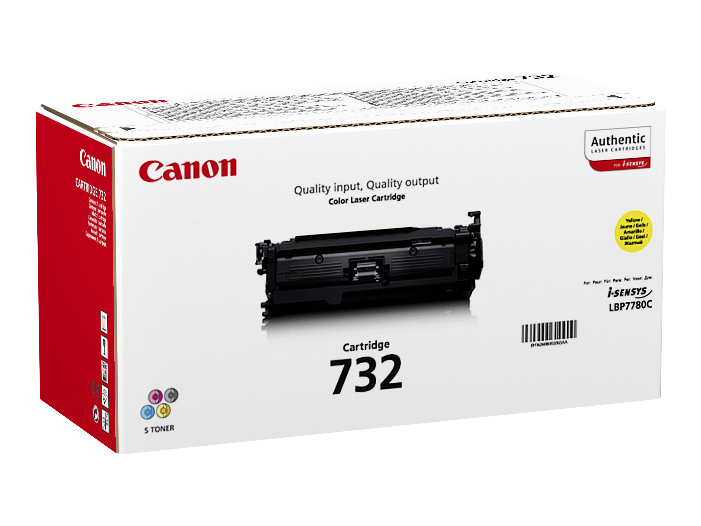 CANON 732-Y Toner gelb Standardkapazität 6.400 Seiten 1er-Pack