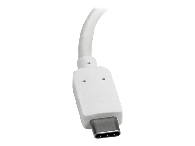 STARTECHCOM USBC auf HDMI Adapter Weiss 4K 30Hz Thunderbolt 3 kompatibel mit Power Delivery USB PD USB C Dongle