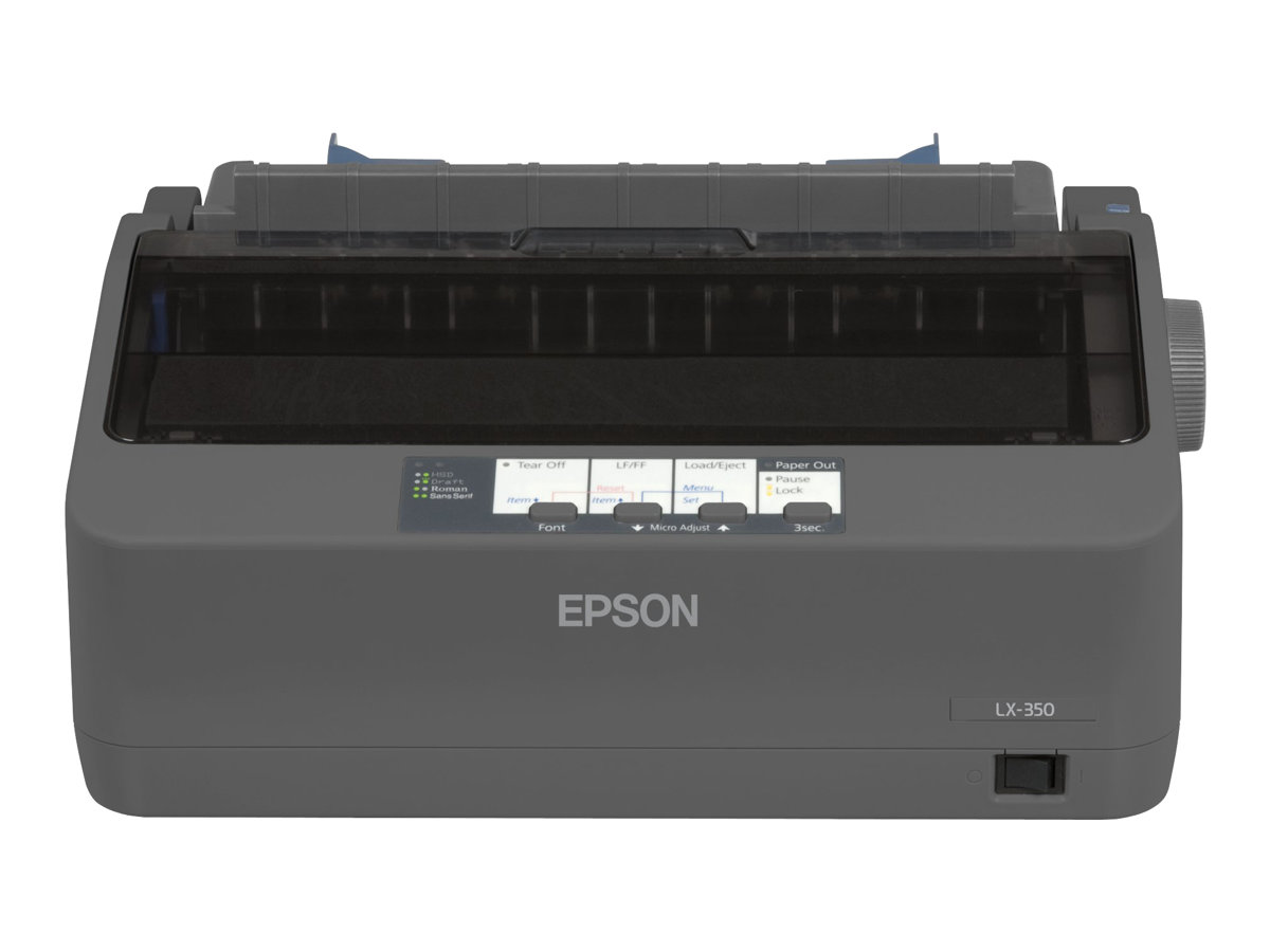 EPSON LX 350 Printer Mono dot-matrix 9pin 357char/sec parallel USB serial EPSON LX 350 Printer Mono dot-matrix 9pin 357char/sec parallel USB serial