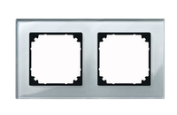 Merten Echtglasrahmen M-PLAN 489260 2f. Diamantsilber Merten Echtglasrahmen M-PLAN 489260 2f. Diamantsilber