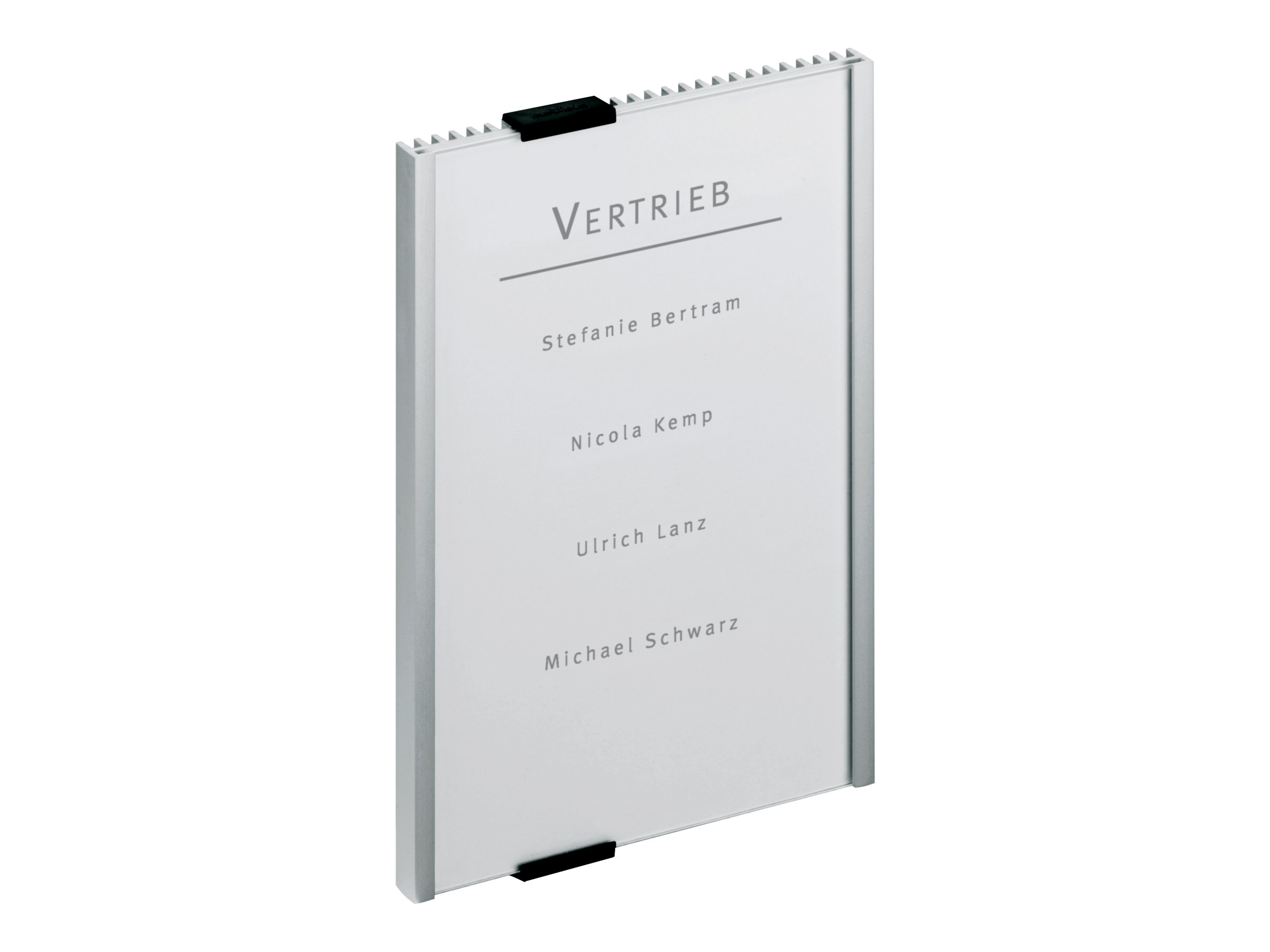 Durable INFO SIGN Türschild A4 210x297mm metallic silber