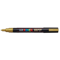 uni-ball POSCA PC-3M Acrylstift gold 0,9 - 1,3 mm, 1 St. uni-ball POSCA PC-3M Acrylstift gold 0,9 - 1,3 mm, 1 St.