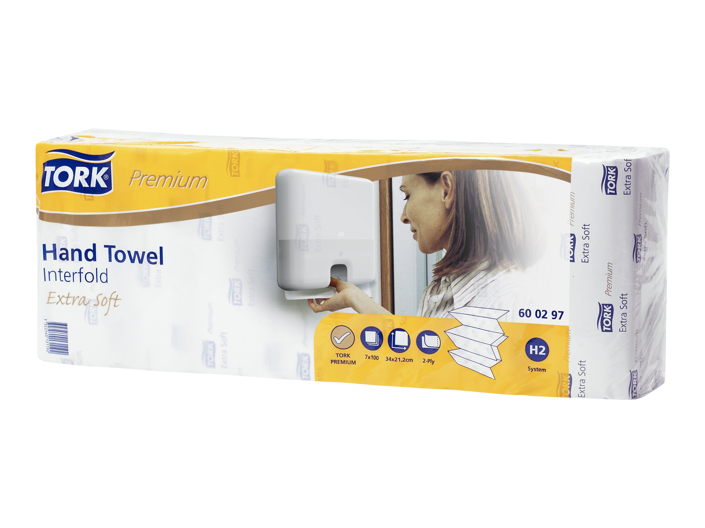 TORK Papierhandtuecher 600297 Xpress® H2 Premium Extra Soft Interfold-Falzung 2-lagig 2.100 Tuecher TORK Papierhandtuecher 600297 Xpress® H2 Premium Extra Soft Interfold-Falzung 2-lagig 2.100 Tuecher