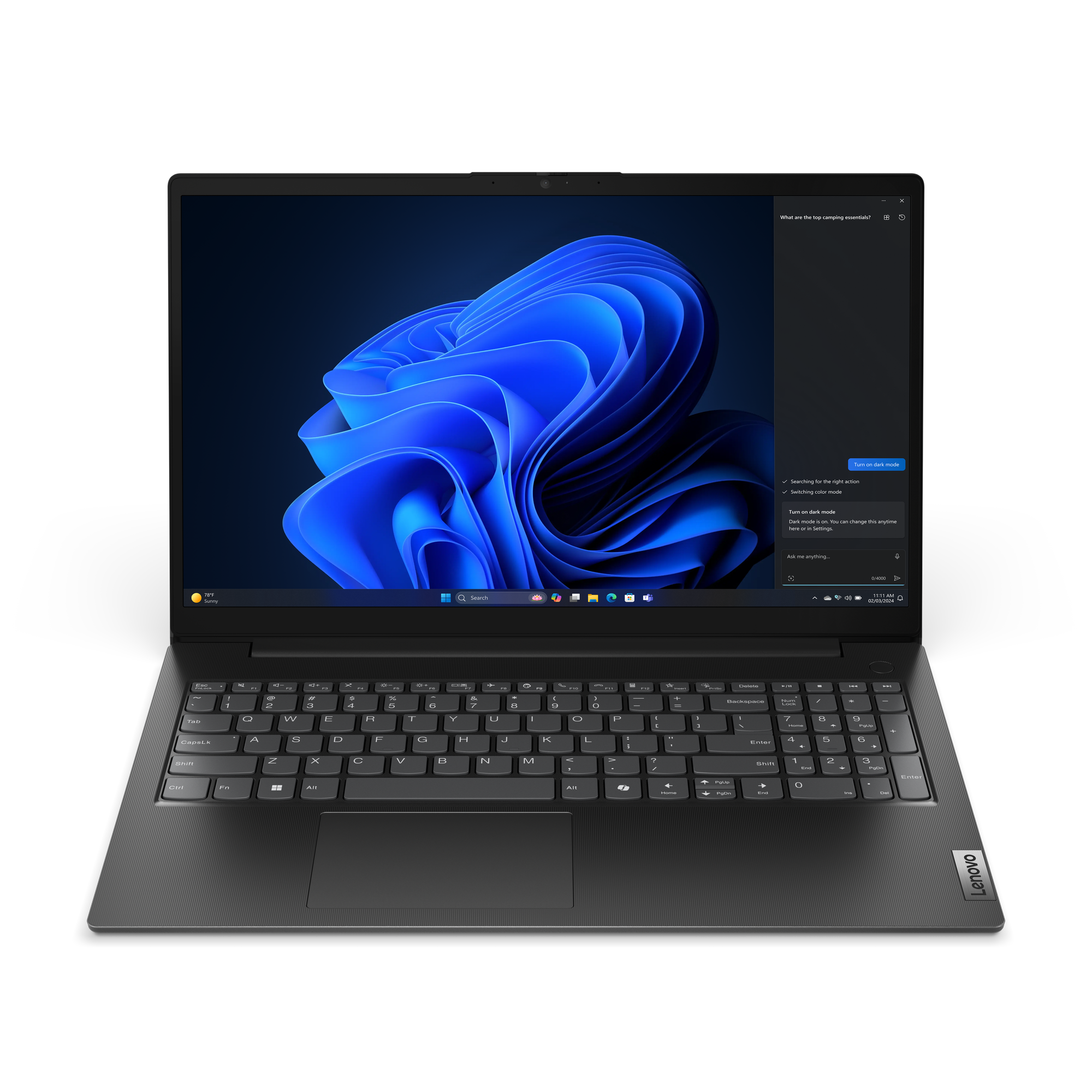 LENOVO V15 G5 Intel Core i513420H 39,62cm 15,6Zoll FHD 8GB 256GB SSD UMA W11P No WWAN Black TopSeller