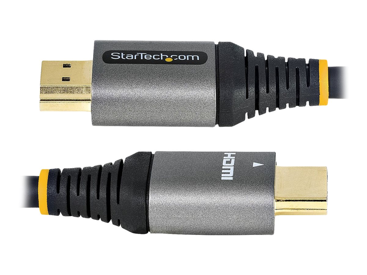 StarTech.com 12ft (4m) HDMI 2.1 Cable, Certified Ultra High Speed HDMI Cable 48Gbps, 8K 60Hz/4K 120Hz HDR10+ eARC, Ultra HD 8K HDMI Cable/Cord w/TPE Jacket, For UHD Monitor/TV/Display - Dolby Vision/Atmos, DTS-HD (HDMM21V4M) - HDMI-Kabel mit Ethernet - 4