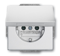 Busch-Jaeger Steckdoseneinsatz 20 EUK-83 aluminiumsilber Busch-Jaeger Steckdoseneinsatz 20 EUK-83 aluminiumsilber