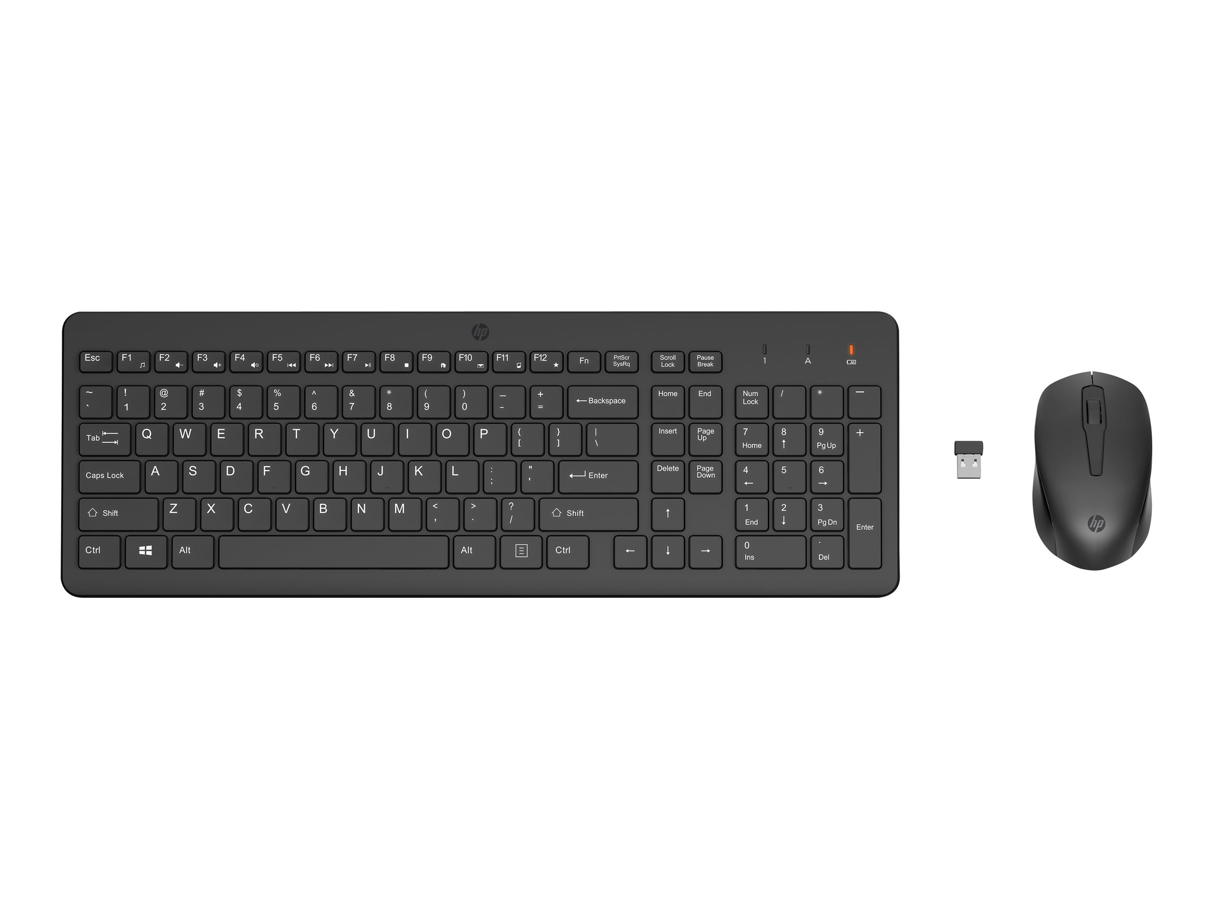 HP 330 Wireless Mouse Keyboard Combination Tastatur und maus set GR P