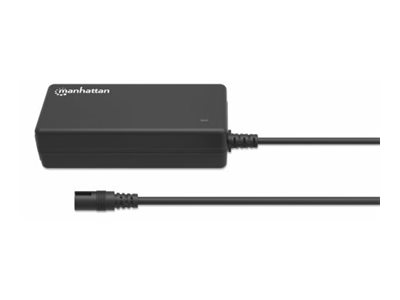 MANHATTAN Universal Notebook-Netzteil 65W Ladegerät mit 9 Adaptersteckern und Universalspannung abnehmbares EU-Stromkabel schwarz