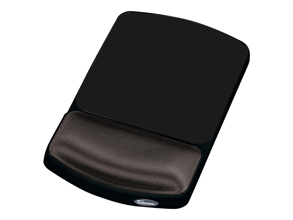 Fellowes Mousepad mit Handgelenkauflage Premium Gel hÃ¶henverstellbar schwarz