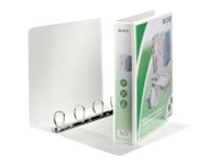 4 LEITZ Praesentationsringbuecher 4-Ringe weiss 6,3 cm DIN A4
