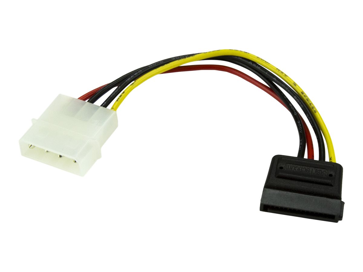 STARTECH.COM 6in 4 Pin Molex to SATA Power Cable Adapter STARTECH.COM 6in 4 Pin Molex to SATA Power Cable Adapter