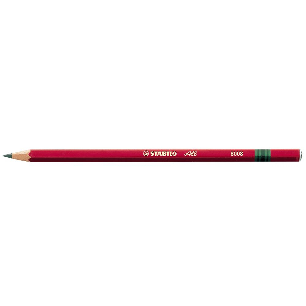 STABILO All 8008 Graphitstift 2B rot, 1 St. STABILO All 8008 Graphitstift 2B rot, 1 St.