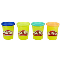 Play-Doh Knete WILD farbsortiert, 4 Farben je 112,0 g Play-Doh Knete WILD farbsortiert, 4 Farben je 112,0 g