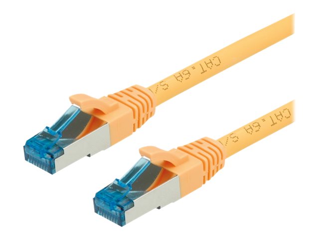 VALUE Patchkabel Kat.6A Class EA S/FTP PiMF LSOH gelb 0,5m VALUE Patchkabel Kat.6A Class EA S/FTP PiMF LSOH gelb 0,5m