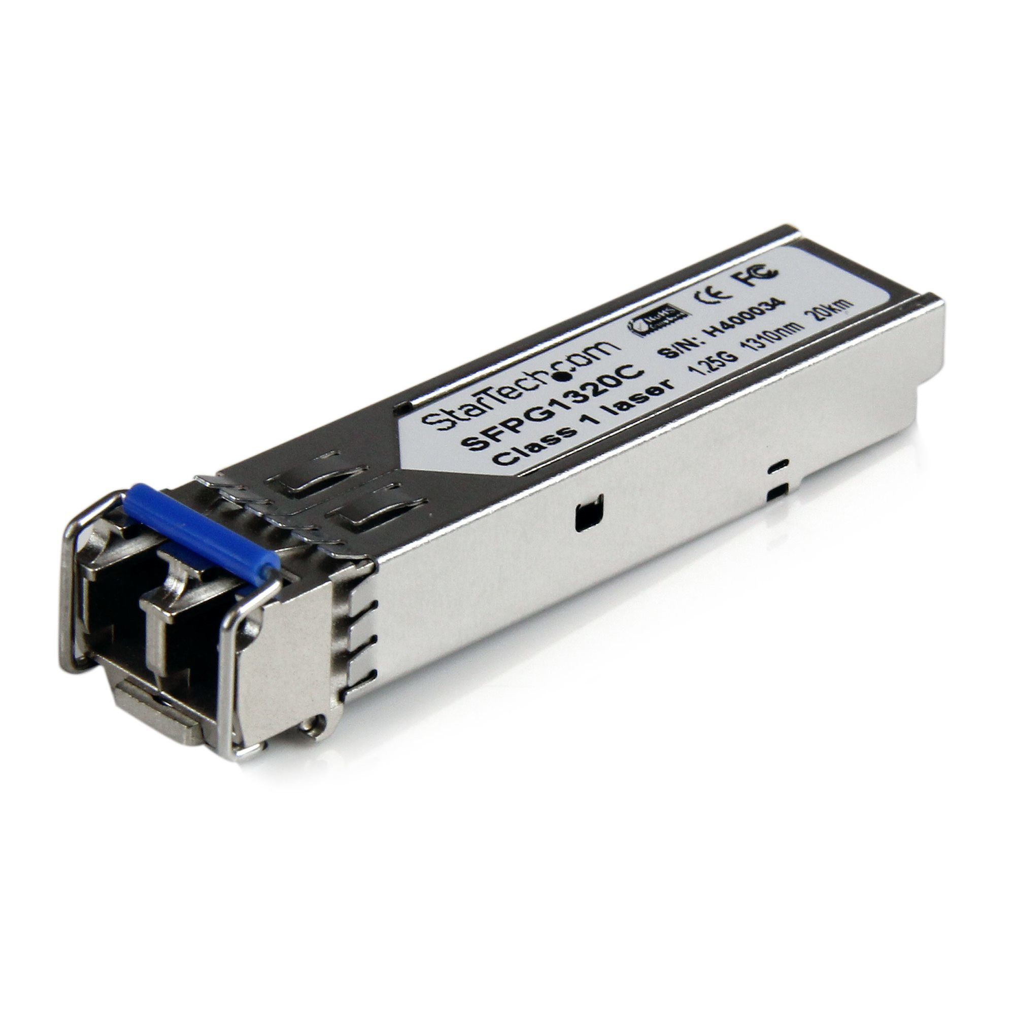 STARTECHCOM Cisco GLCLHSMD kompatibles Gigabit SFP Transceiver Modul mit DDM SM LC MiniGBIC bis 20Km