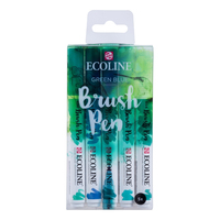 talens-ecoline-brush-pens-gruen-5-st talens-ecoline-brush-pens-gruen-5-st