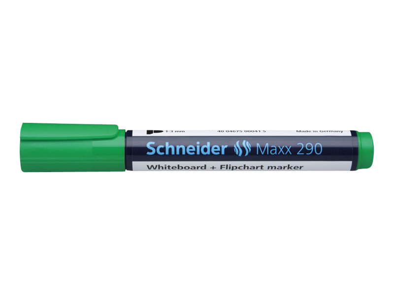 Schneider Maxx 290 Whiteboard- und Flipchart-Marker gruen 2,0 - 3,0 mm, 1 St. Schneider Maxx 290 Whiteboard- und Flipchart-Marker gruen 2,0 - 3,0 mm, 1 St.