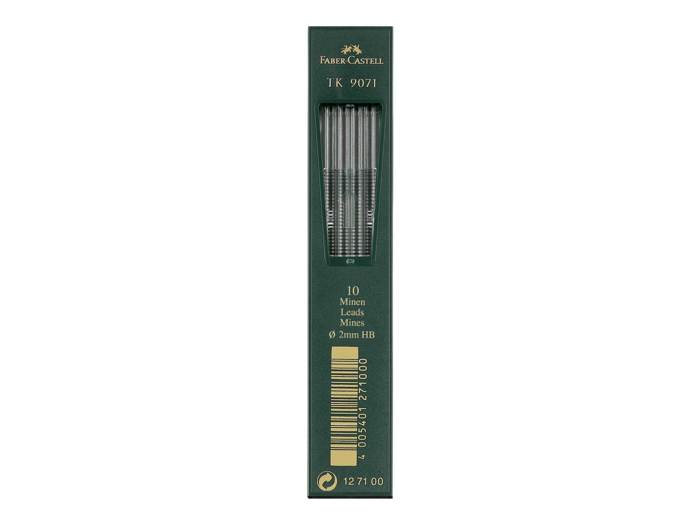FABER-CASTELL TK 9071 Fallminen-Bleistiftminen schwarz HB 2,0 mm, 10 St. FABER-CASTELL TK 9071 Fallminen-Bleistiftminen schwarz HB 2,0 mm, 10 St.