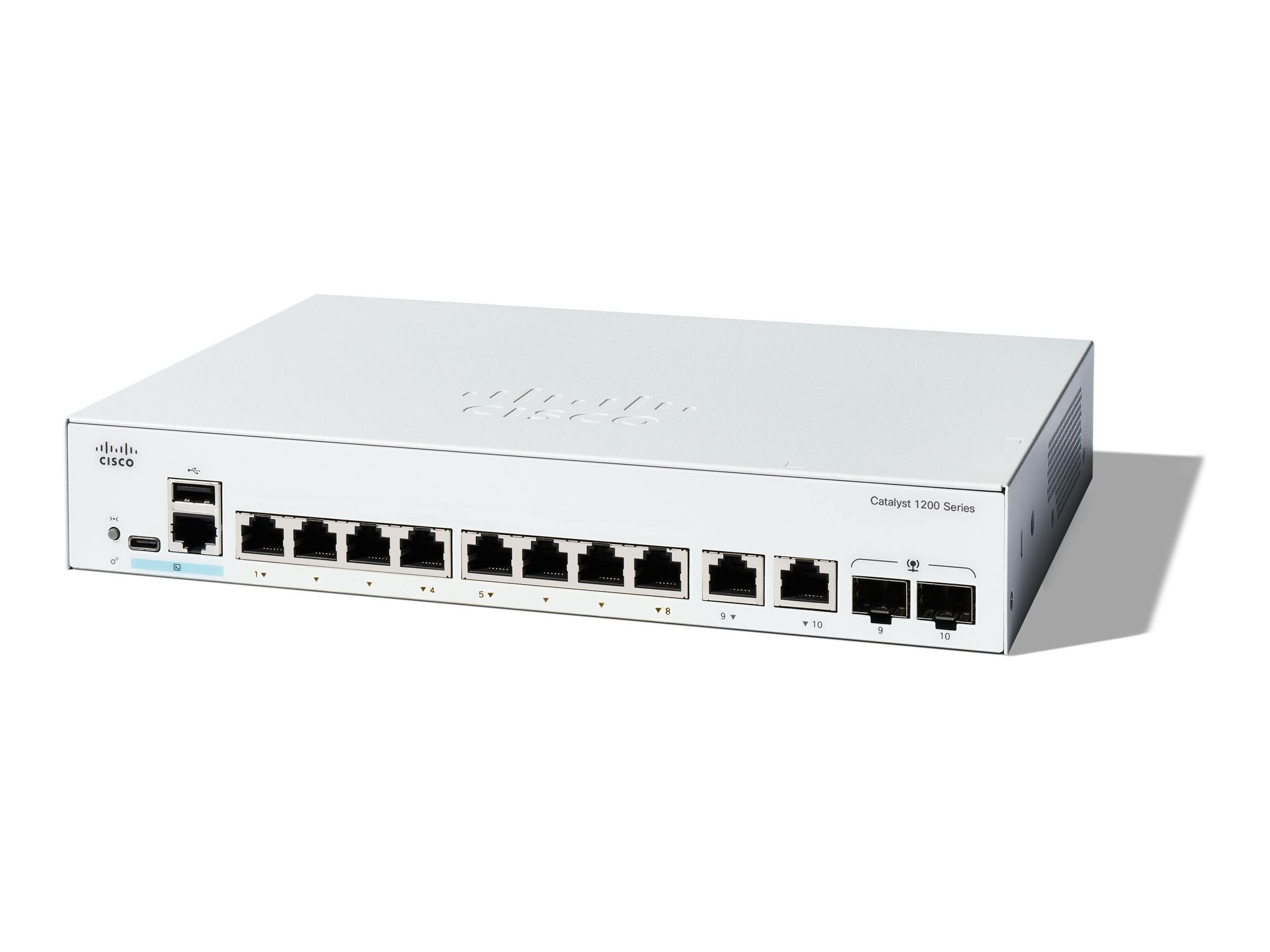 CISCO Catalyst 1200 8-Port Switch / Data-Only / 2 x 1G SFP Uplinks / external power supply