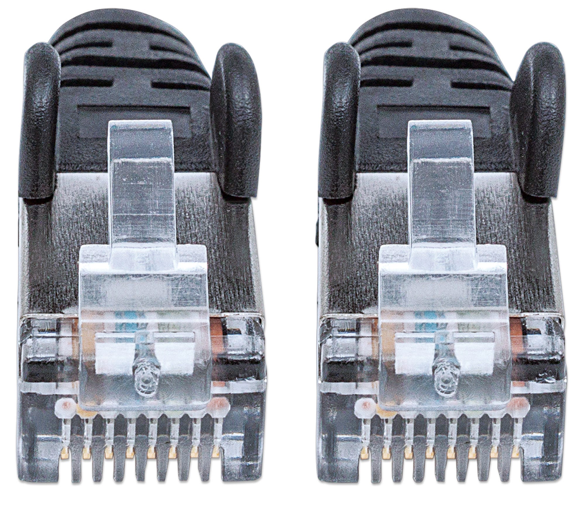 INTELLINET Netzwerkkabel Cat6 SFTP CU LS0H 20m Schwarz RJ45 Stecker RJ45 Stecker Vergoldete Kontakte