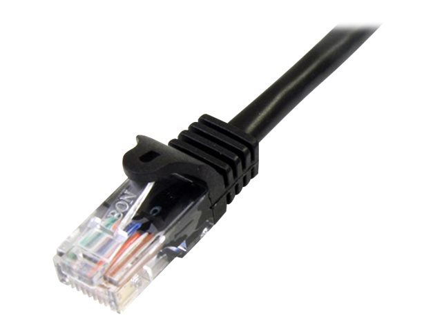 STARTECH.COM 10m Black Cat5e Patch Cable with Snagless RJ45 Connectors - Long Ethernet Cable - 10 m Cat 5e UTP Cable STARTECH.COM 10m Black Cat5e Patch Cable with Snagless RJ45 Connectors - Long Ethernet Cable - 10 m Cat 5e UTP Cable