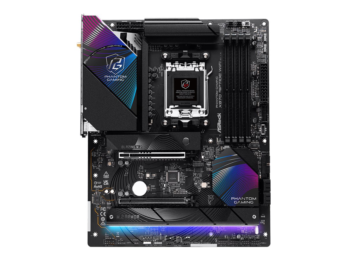 ASRock Mainboard Phantom Gaming X870 RIPTIDE WiFi - ATX - Socket AM5 - AMD X870