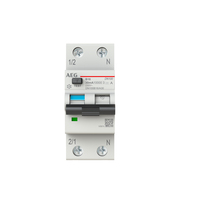 AEG Busch-JägerFI/LS-Schalter DN100B16/A30 1P+N Typ A B 16A 30mA 10kA AEG Busch-JägerFI/LS-Schalter DN100B16/A30 1P+N Typ A B 16A 30mA 10kA