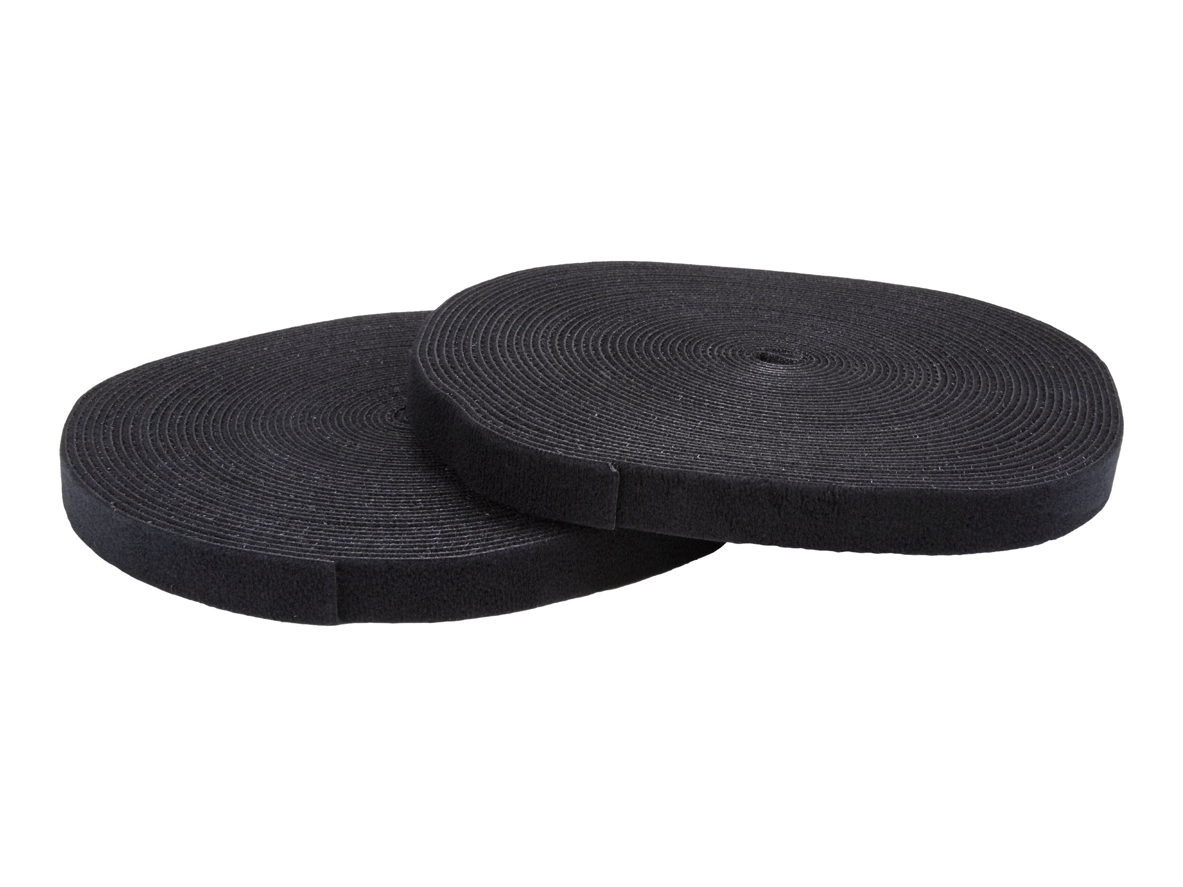 STARTECH.COM Hook-and-Loop Cable Management Tie - 100 ft. Bulk Roll - Black - Cut-to-Size Cable Wrap / Straps