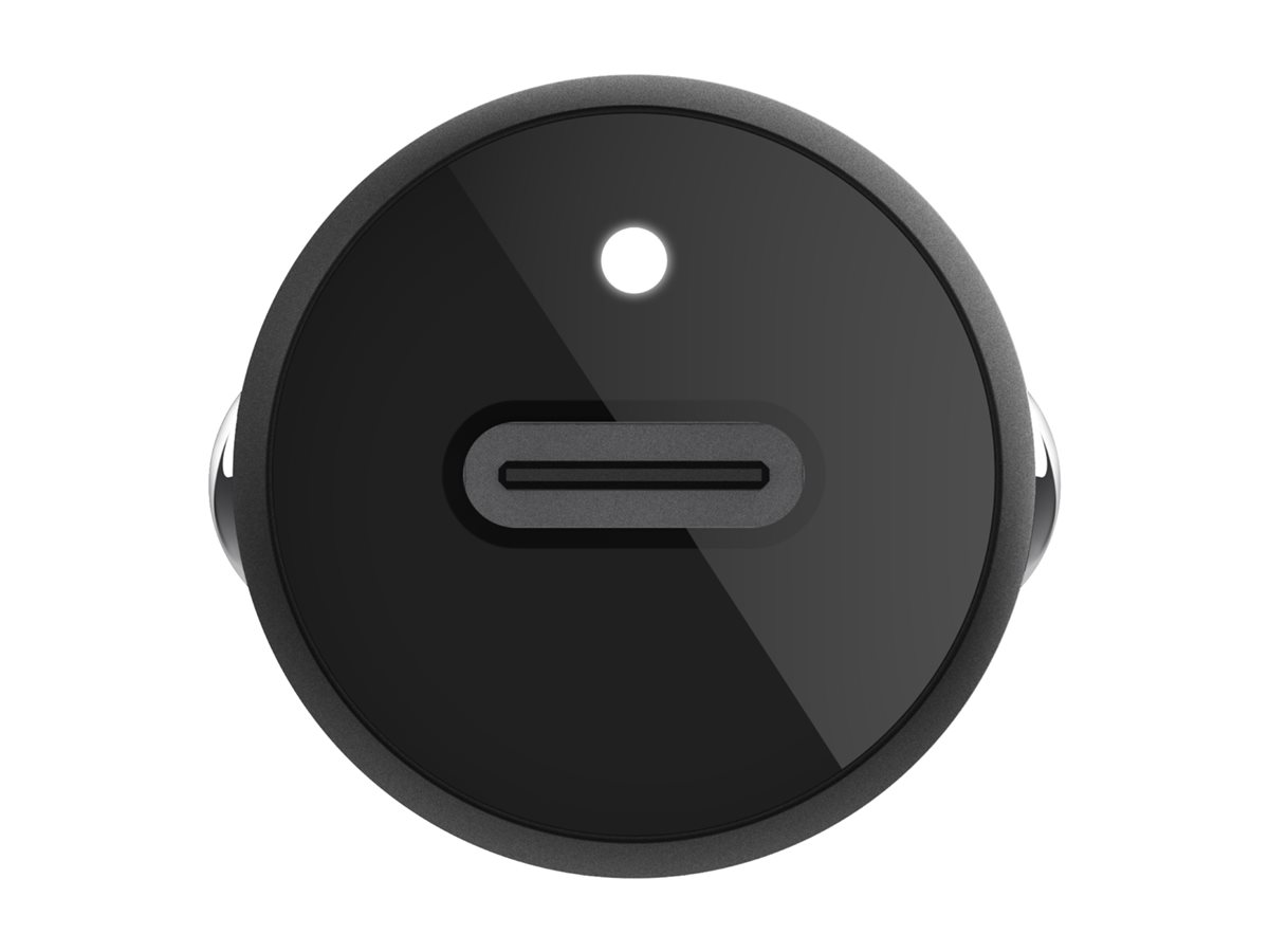 30W USB-C Kfz-Ladegerät incl. Lightning, 1m, schwarz