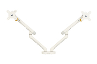 BakkerElkhuizen BE Flexible Dual Monitorarm White