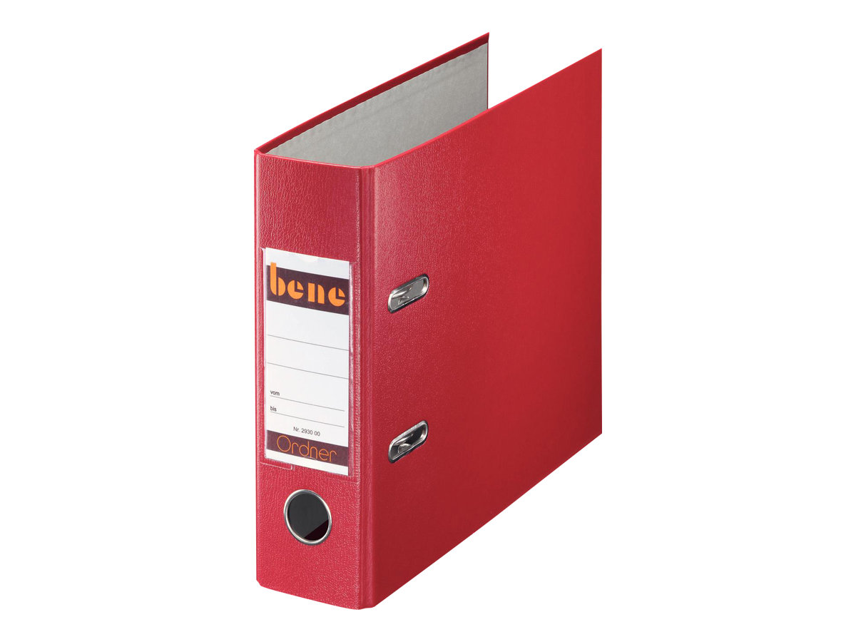 bene A5 Ordner rot Kunststoff 7,5 cm DIN A5 quer bene A5 Ordner rot Kunststoff 7,5 cm DIN A5 quer