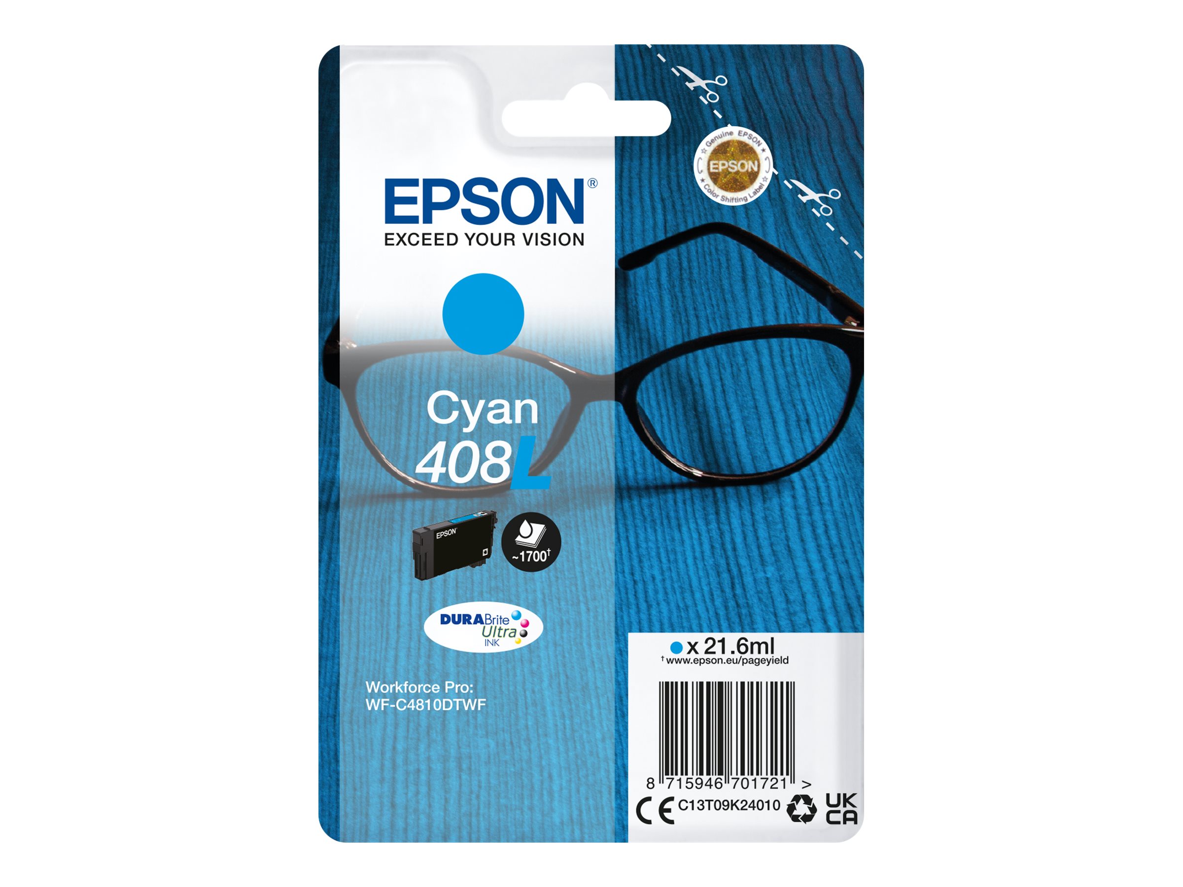 C13T09K24010 EPSON Nr.408XL Durabrite WF
