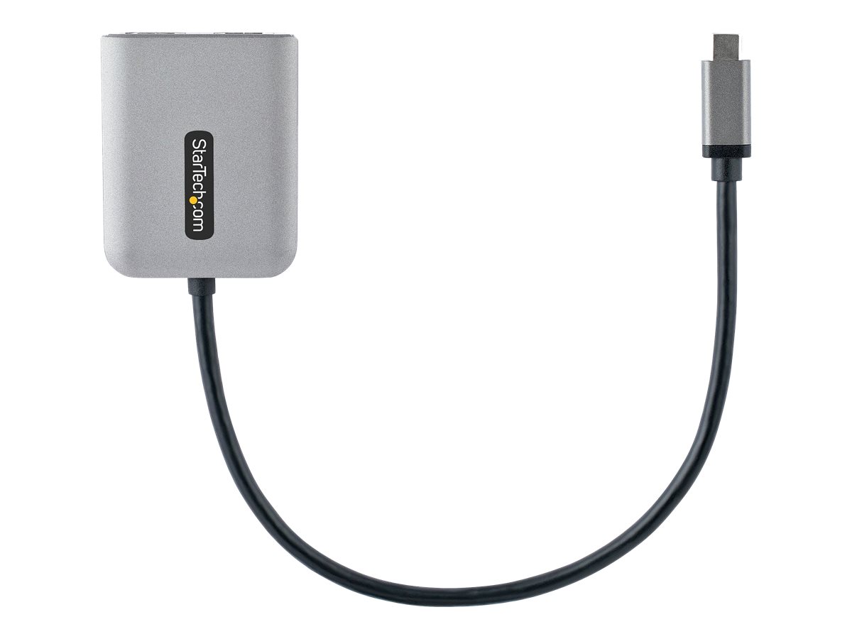 STARTECH.COM USB-C to Dual HDMI MST HUB - Dual HDMI 4K 60Hz - USB Type C Multi Monitor Adapter w/ 1ft 30cm cable