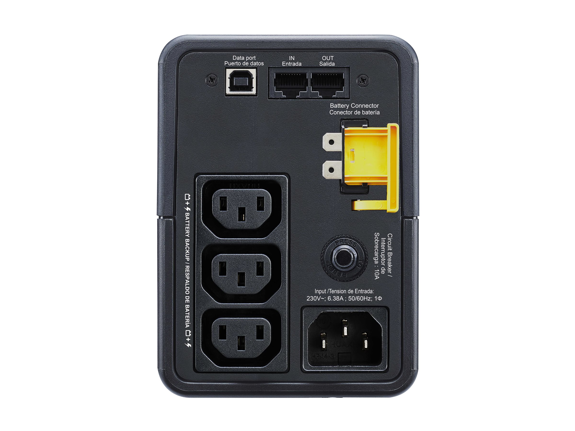 APC Back-UPS 500VA - 300W 230V AVR 3x IEC Ausg?nge