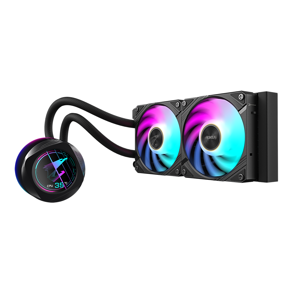 K Cooler GIGABYTE AORUS WATERFORCE X II 240 AIO Liquid CPU Cooler