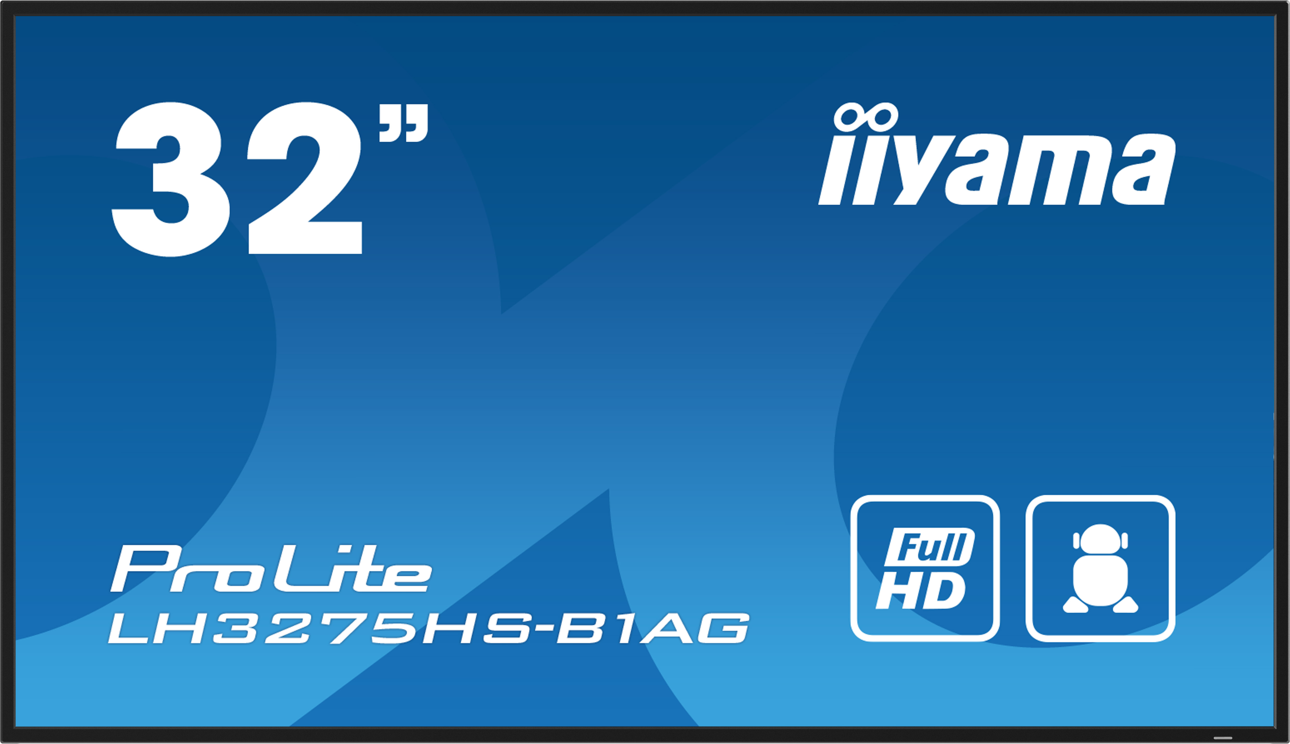 IIYAMA LH3275HSB1AG 81,28cm 32Zoll 1920x1080 FHD IPS panel 500cdm2 12001 Static Contrast 8ms Landscape or Portrait mode