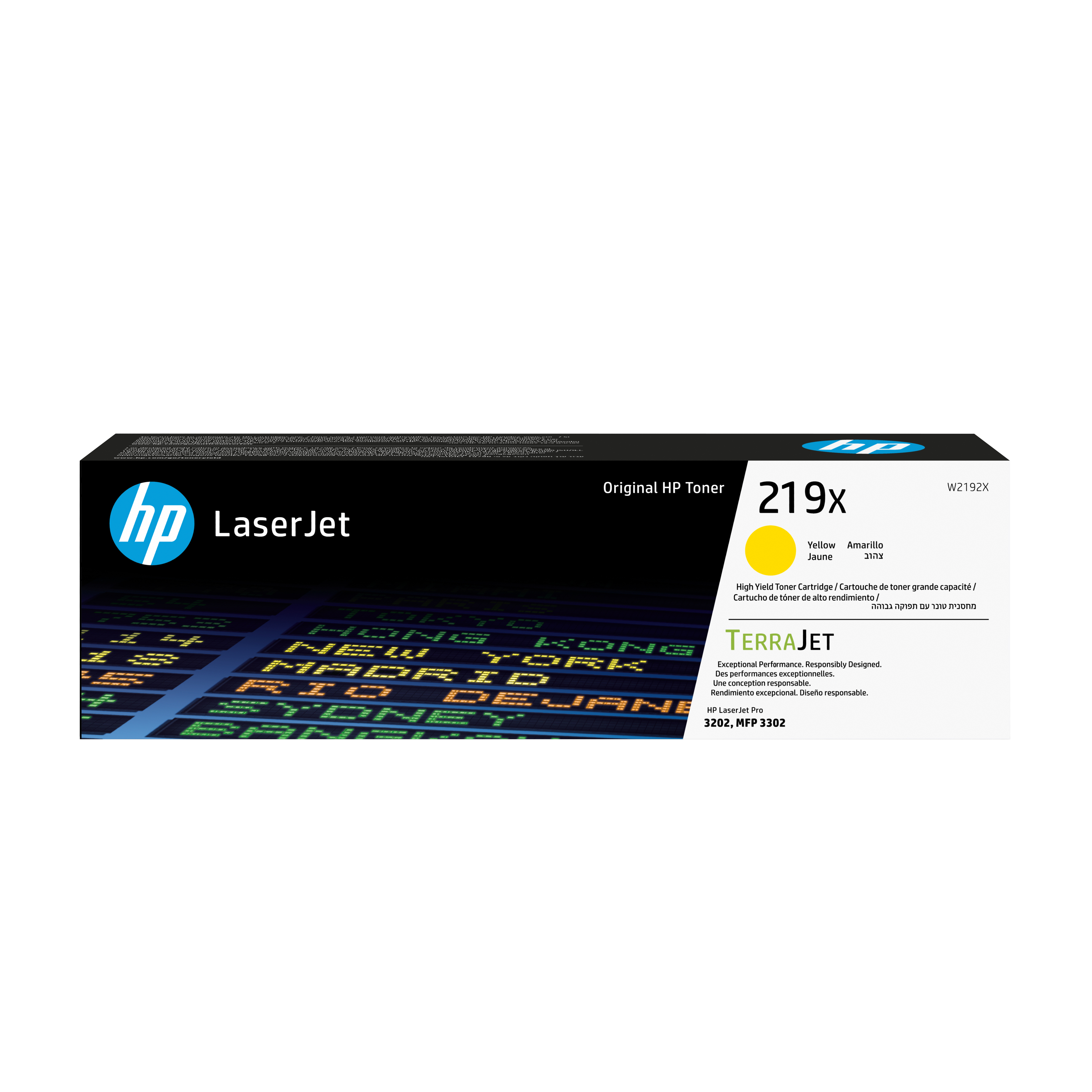 HP 219X W2192X gelb Tonerkartusche