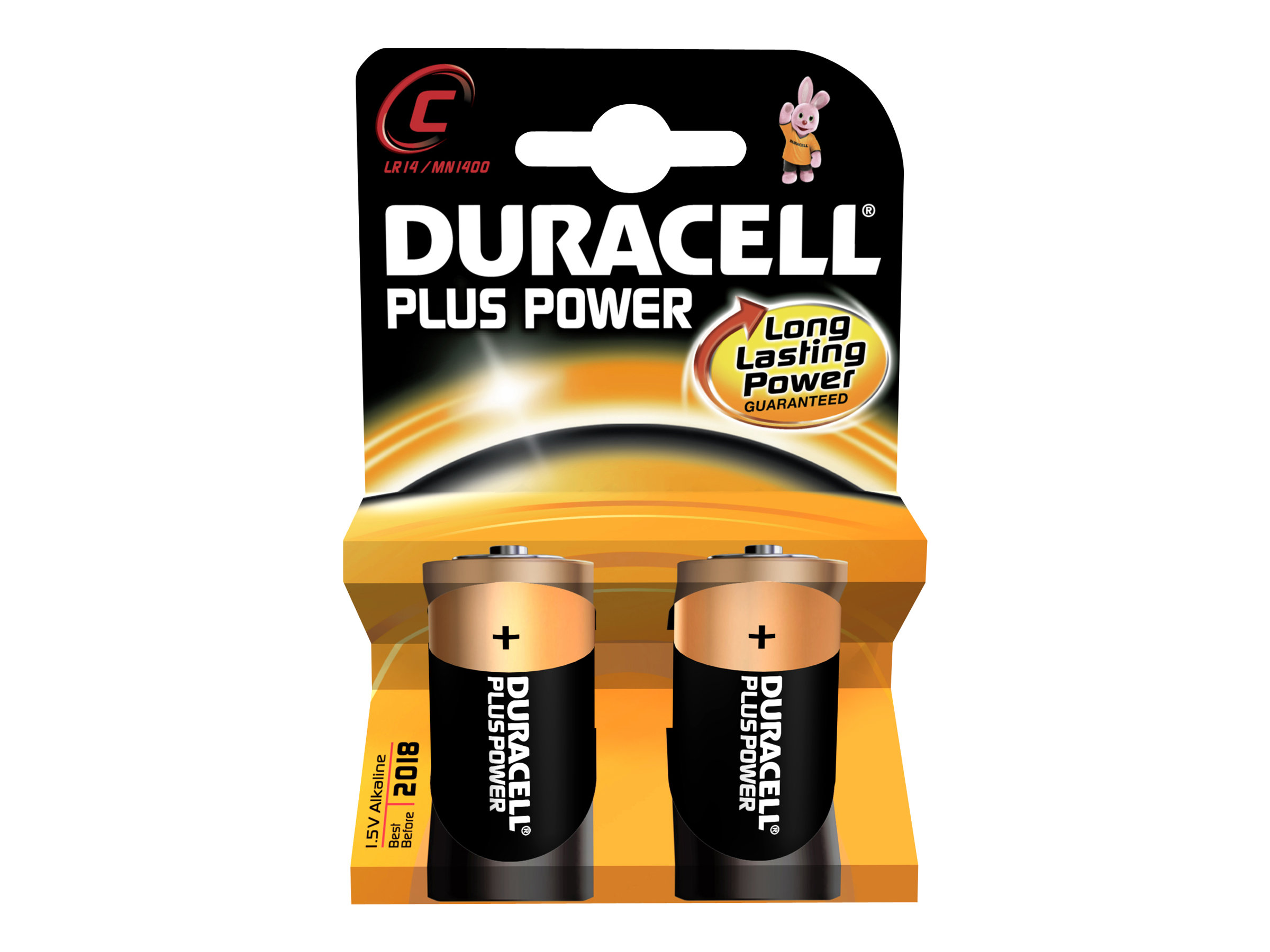 2 DURACELL Batterien PLUS Baby C 1,5 V 2 DURACELL Batterien PLUS Baby C 1,5 V