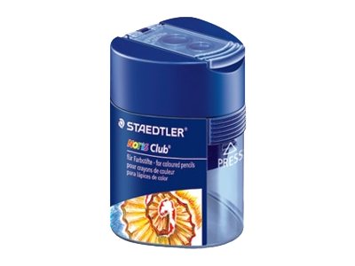 STAEDTLER Dosenspitzer doppelt NORIS Club 512 F dreieckig blau STAEDTLER Dosenspitzer doppelt NORIS Club 512 F dreieckig blau