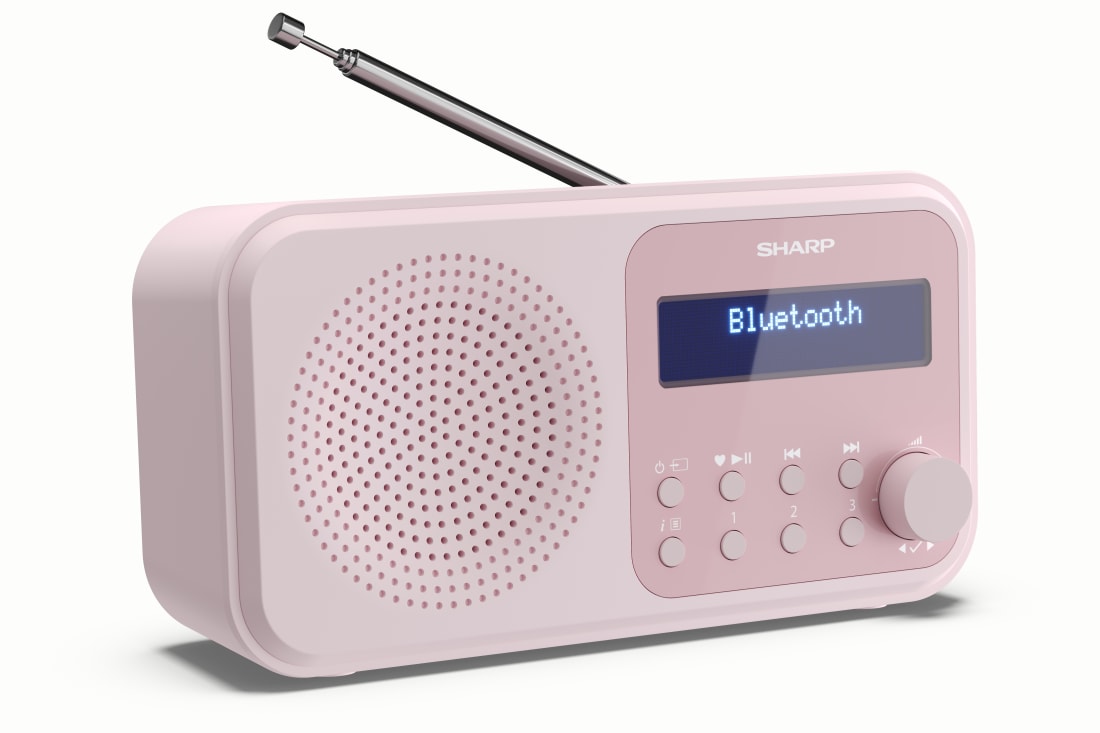 Sharp DRP420 DABBT Radio pink