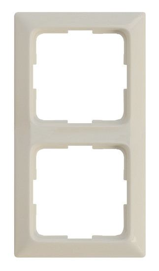 Legrand Abdeckrahmen 776002 2fach Mandelweiss Creo