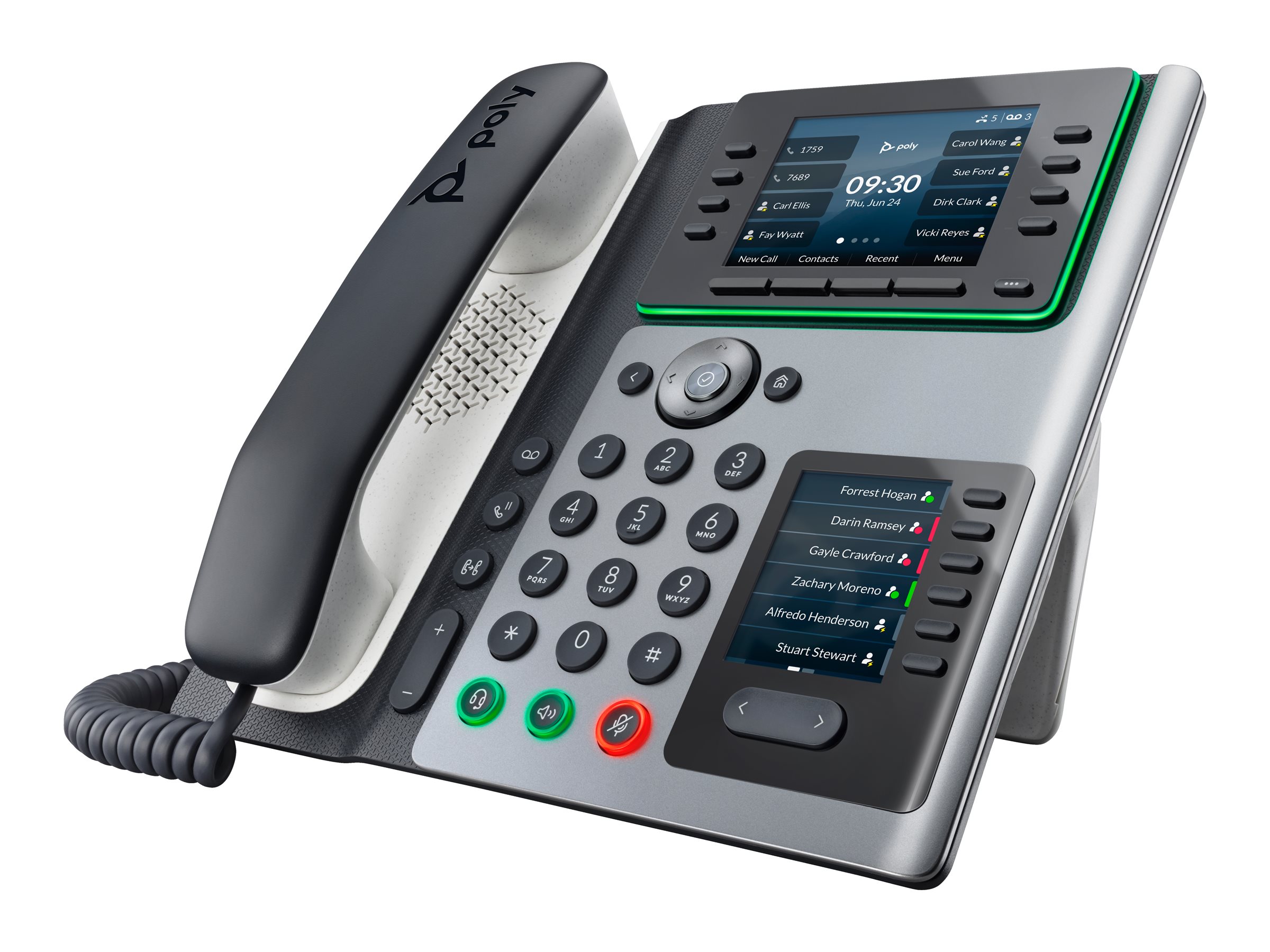 HP Poly Edge E400 IP Phone and PoE-enabled HP Poly Edge E400 IP Phone and PoE-enabled