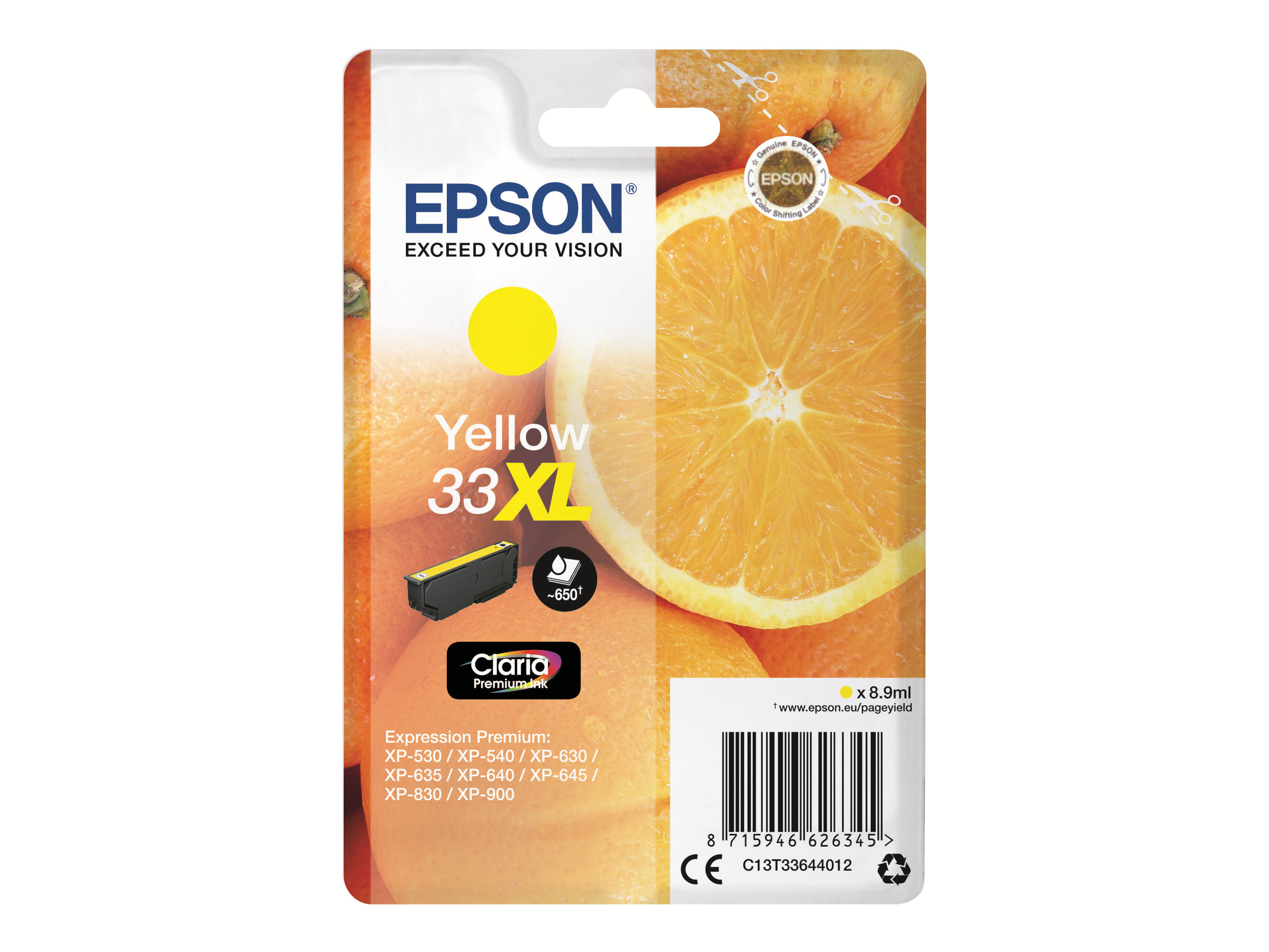 C13T33644012 EPSON XP Tinte yellow HC C13T33644012 EPSON XP Tinte yellow HC
