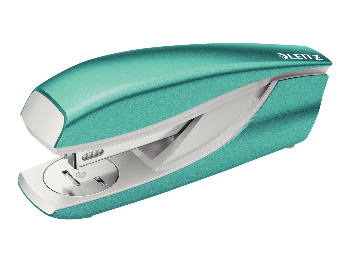 LEITZ Heftgeraet NeXXt 5502 WOW eisblau-metallic LEITZ Heftgeraet NeXXt 5502 WOW eisblau-metallic