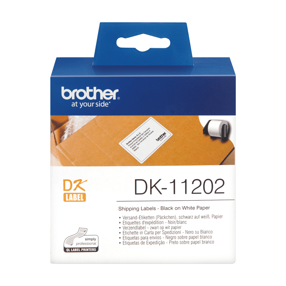 DK11202 BROTHER QL550 Etikettenrolle