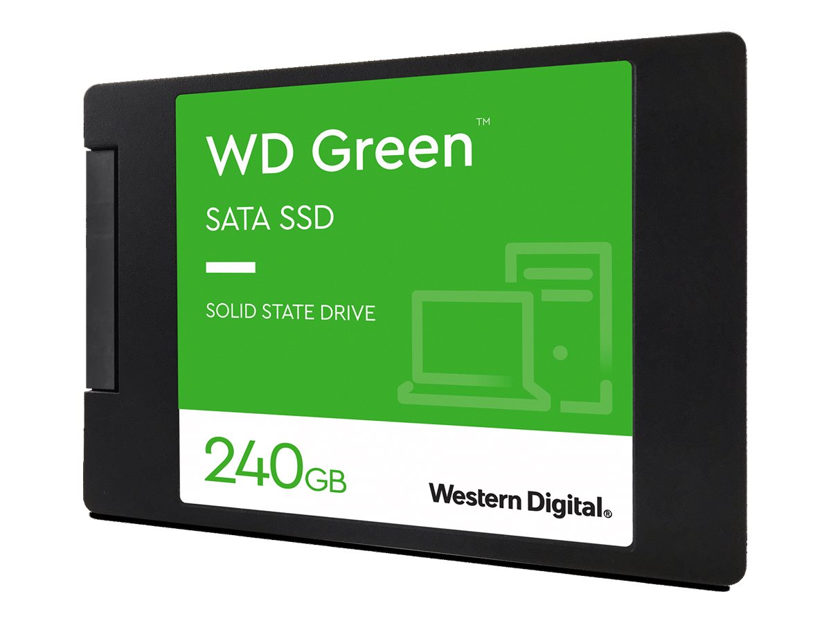 WD Green SATA 240GB Internal SSD Solid State Drive - SATA 6Gb/s 6,4cm 2,5Zoll - WDS240G3G0A