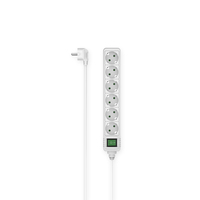 hama 6-fach Steckdosenleiste mit Schalter 3,0 m weiss hama 6-fach Steckdosenleiste mit Schalter 3,0 m weiss