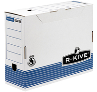 10 Bankers Box Archivboxen Bankers Box weiÃ/blau 10,8 x 26,5 x 32,7 cm