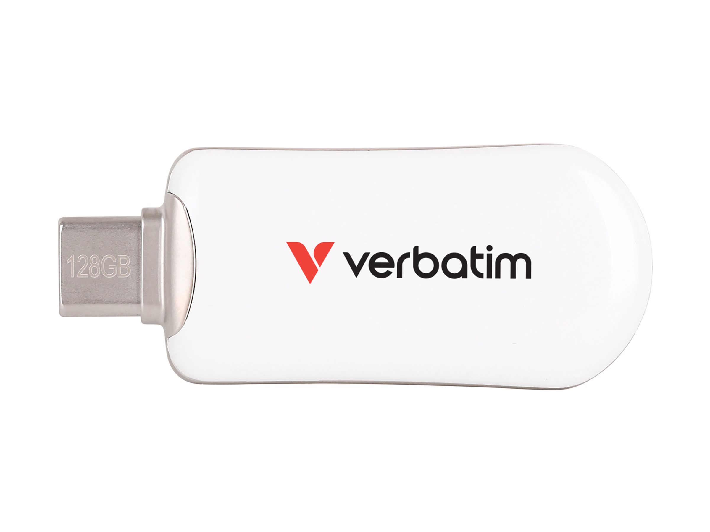 Verbatim Plectra USB-C Flash Drive 128GB weiss