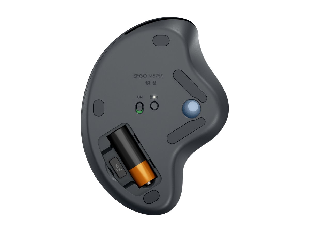 LOGITECH ERGO M575S Wireless Trackball - Graphite + Blue Ball